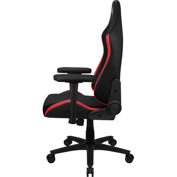 Spelstol - Aerocool - Crown Air - Röd/svart konstläder - Höjdjusterbar - Ergonomisk