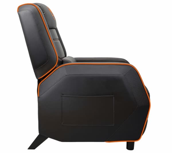 COUGAR Gaming Ranger S, Gaming-stol, 160 kg, Polstret Sete, Universell, Svart/oransje, Sort, Oransje