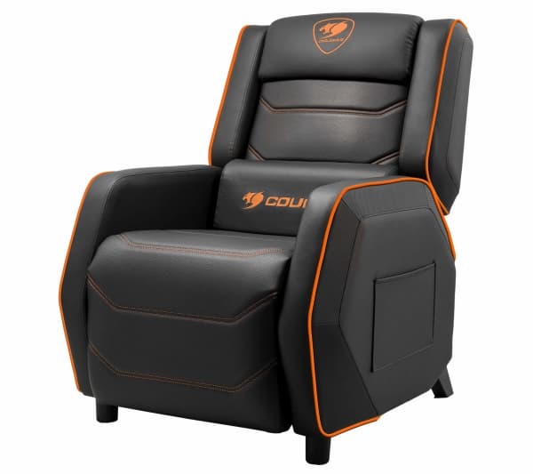 COUGAR Gaming Ranger S, Gaming-stol, 160 kg, Polstret Sete, Universell, Svart/oransje, Sort, Oransje