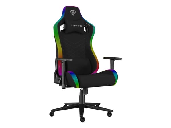GENESIS NFG-2247, PC-gamingstol, 150 kg, Polstret Sete, 160 cm, 195 cm, Sort