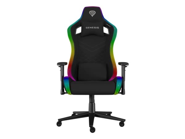 GENESIS NFG-2247, PC-gamingstol, 150 kg, Polstret Sete, 160 cm, 195 cm, Sort