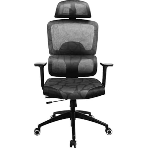 Gamingstol - SANDBERG - ErgoFusion Pro - Svart - Höjdjusterbar - 136 kg max