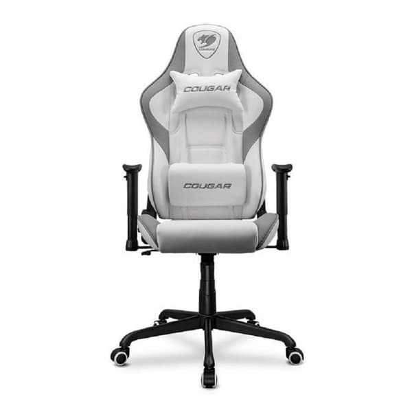 Gamingfåtölj - Cougar Gaming - ARMOR ÉLITE WHITE - Ergonomisk Komfort - PU Läder - Justerbar