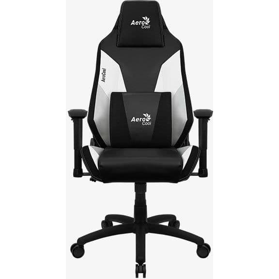 Spelstol - Aerocool - Admiral - Svart/Vit - Ergonomisk - Höj- och sänkbar