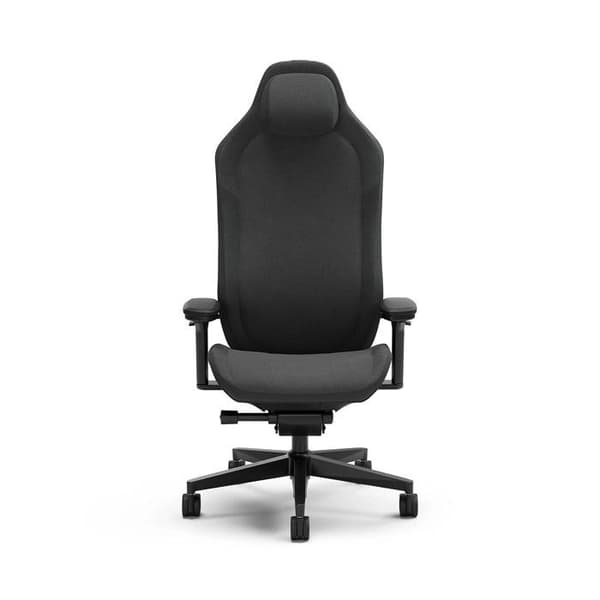 Gamingstol - FRACTAL DESIGN - Refine Fabric Dark - Lutad rygg - Justerbara armstöd - Elegant tyg