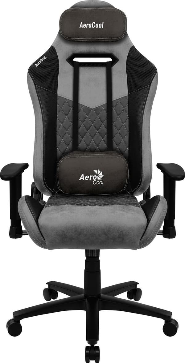 Aerocool DUKE AeroSuede Universal Gaming Chair Svart - Grå (ACGC-2025101.11)
