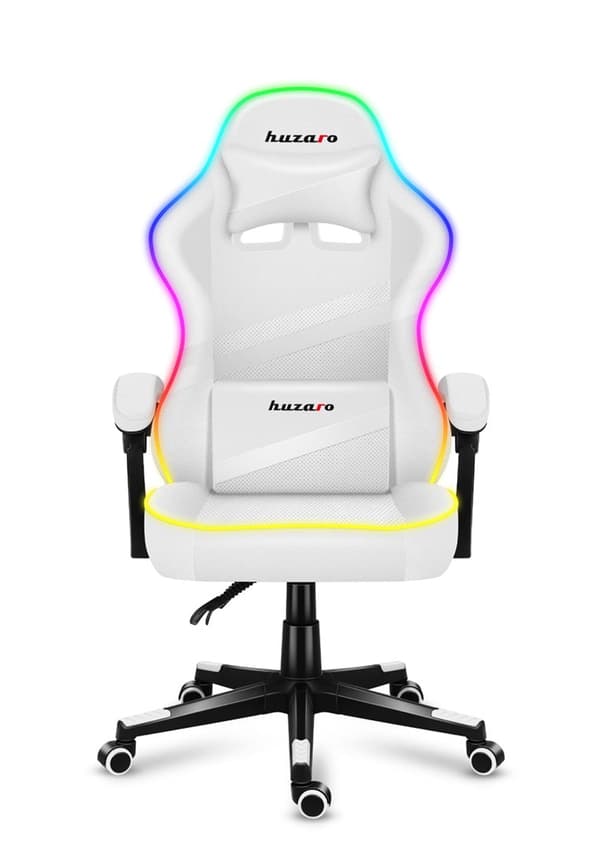 Gamingstol Huzaro Force 4.4 RGB Vit