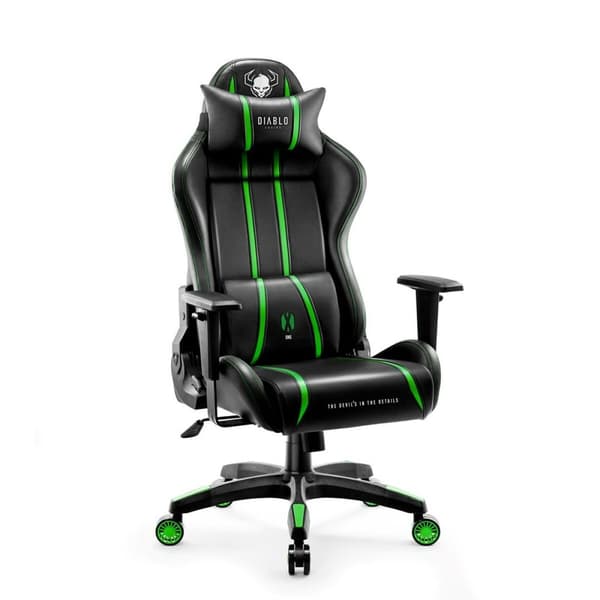 Spelstol Diablo Chairs Diablo X-One 2.0 Normal Size Svart Grön