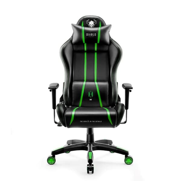 Spelstol Diablo Chairs Diablo X-One 2.0 Normal Size Svart Grön