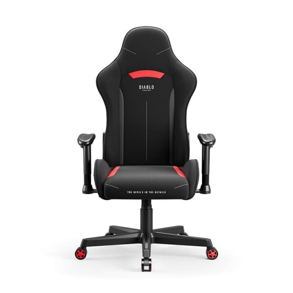 Gaming-stol Diablo Chairs X-Starter Sort Rød
