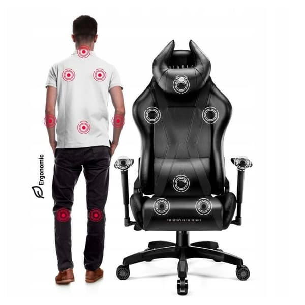 Pelituoli Diablo Chairs Diablo X-HORN 2.0 Musta