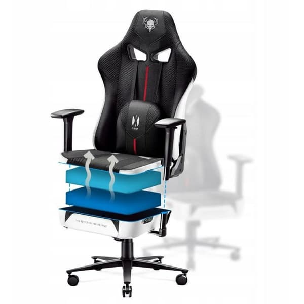 Spelstol Diablo Chairs DiabloX-PLAYER 2.0 Vit Svart