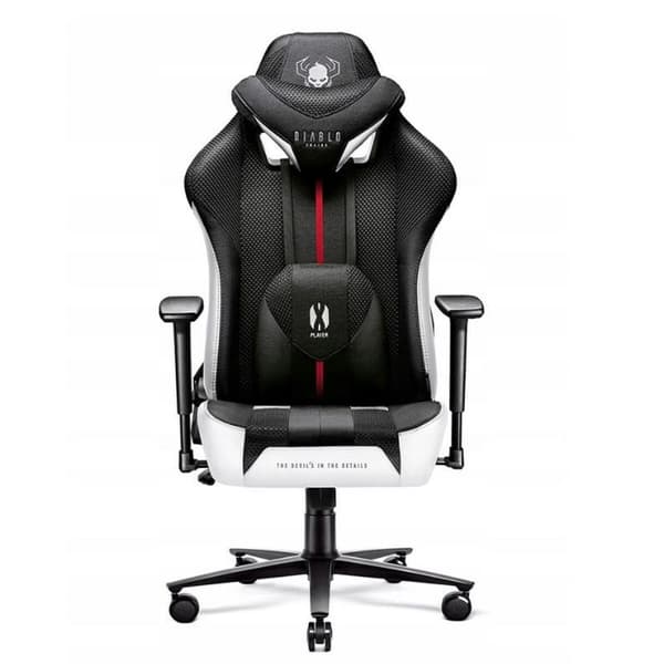 Spelstol Diablo Chairs DiabloX-PLAYER 2.0 Vit Svart