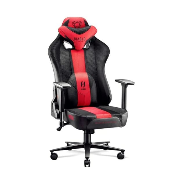 Gaming-stol Diablo Chairs Diablo X-PLAYER 2.0 Sort Rød