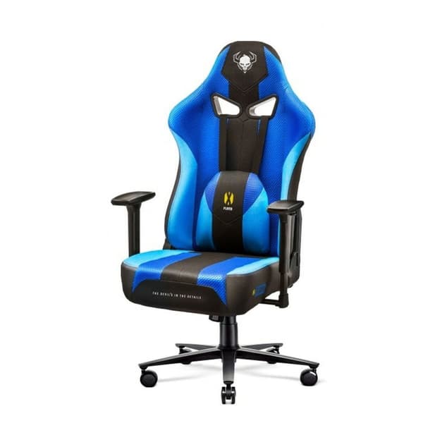 Gaming-stol Diablo Chairs DiabloX-PLAYER 2.0 Blå Sort