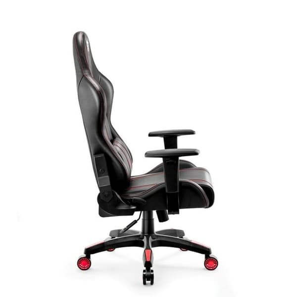 Gaming-stol Diablo Chairs Diablo X-One 2.0 Normal Size Sort Rød 20 farver