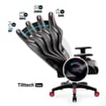 Miniatyrbillede 6 af 7: Gaming-stol Diablo Chairs Diablo X-One 2.0 Normal Size Sort Rød 20 farver