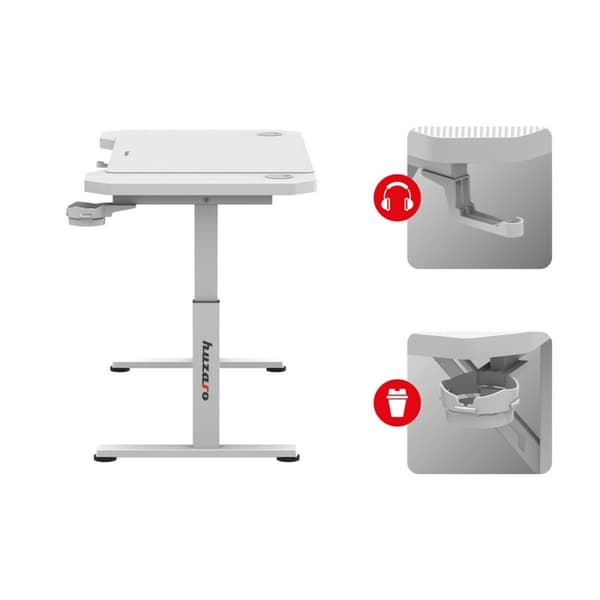 Skrivbord Gaming Huzaro HZ-Hero 2.6 White Vit
