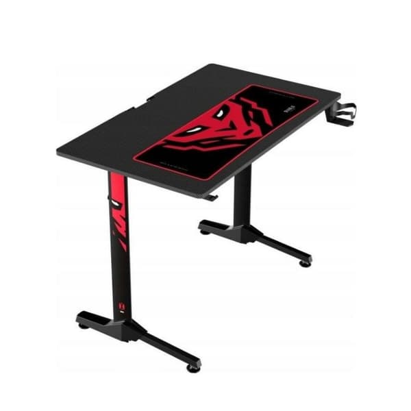 Skrivbord Gaming Diablo Chairs 1469 Vit Svart Röd 100 x 75 x 60 cm
