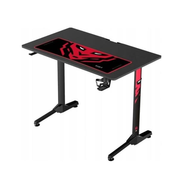 Skrivbord Gaming Diablo Chairs 1469 Vit Svart Röd 100 x 75 x 60 cm