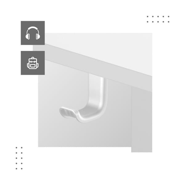 Työpöytä Gaming Mark Adler MA-Leader 7.0 White Valkoinen