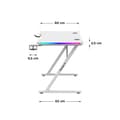 Pikkukuva 5 / 11: Työpöytä Gaming Huzaro HZ-Hero 2.5 White RGB Valkoinen 120 x 75 x 60 cm