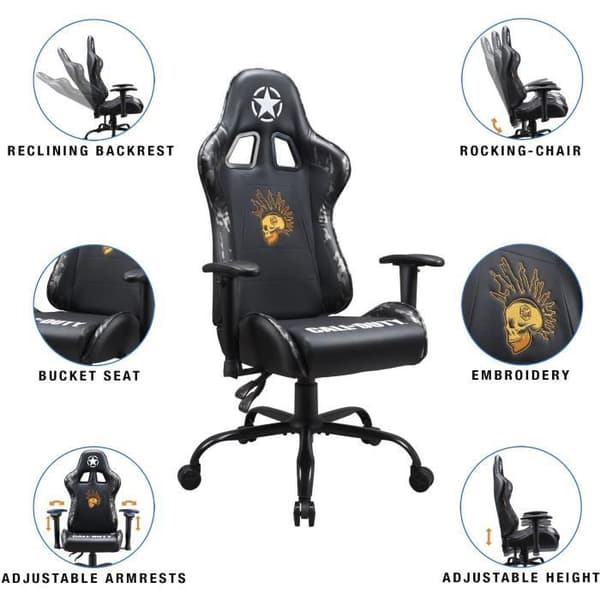 Gaming Seat - SUBSONIC - Call of Duty (COD) - Vuxenmodell - Officiellt licensierad