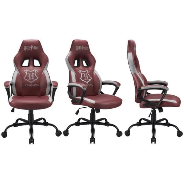 Spelstol - SUBSONIC - Harry Potter - Röd - Ergonomisk - Höjdjusterbar - Armstöd