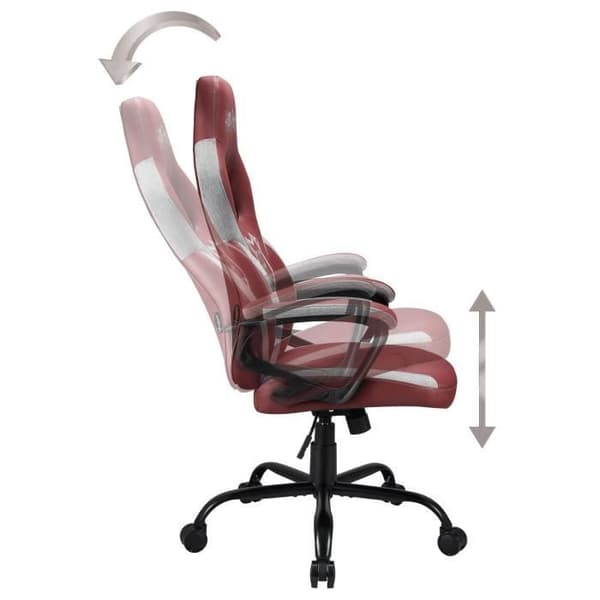 Spelstol - SUBSONIC - Harry Potter - Röd - Ergonomisk - Höjdjusterbar - Armstöd