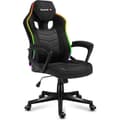 Miniatyrbild 1 av 4: HUZARO FORCE 2.5 LED RGB Gaming Stol, Tyg Kontorsstol, PC-spel, Ergonomisk, Justerbar, Vridbar, Armstöd, Gamer