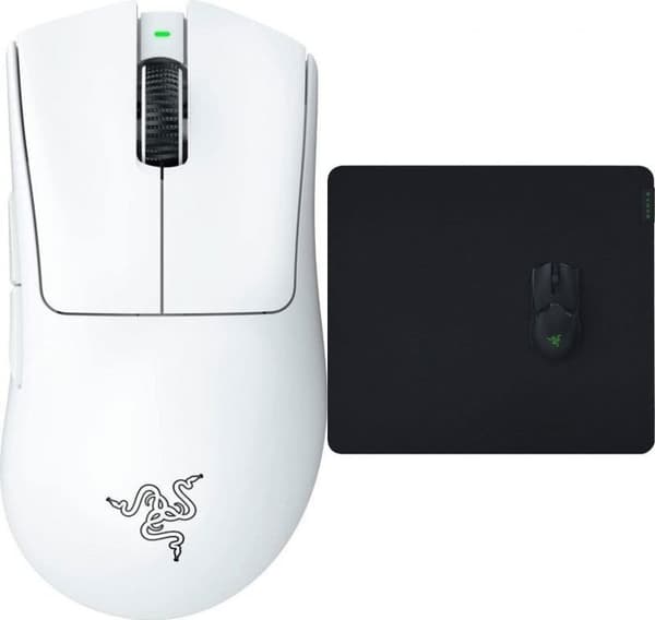 Razer - M-9090306 - Musen DeathAdder V3 Pro (RZ01-04630200-R3G1) + Musen Gigantus V2 L (RZ02-03330300-R3M1)