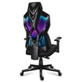 Miniatyrbild 3 av 4: Gamingstol - Huzaro - Combat 6.2 - Svart RGB - LED-belysning - 3D-armstöd - Neutralt