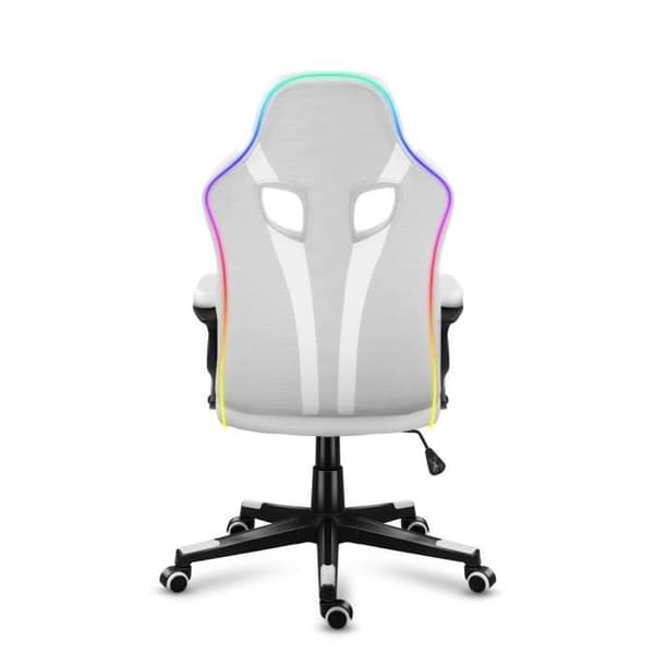 Gamingstol - HUZARO - Force 2.5 RGB - LED-belysning - Andningsbart tyg - Ergonomisk design