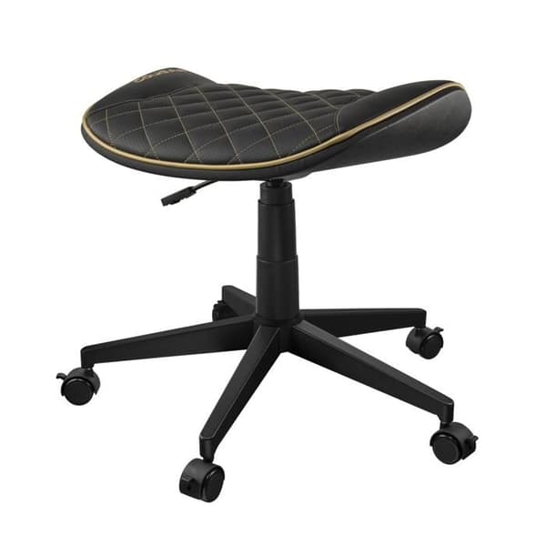 Gamingstol - Cougar Gaming - CROSSER GOLD - Multifunktionell puff/fotpall - Höjdjusterbar från 46 till 56 cm
