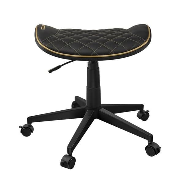Gamingstol - Cougar Gaming - CROSSER GOLD - Multifunktionell puff/fotpall - Höjdjusterbar från 46 till 56 cm