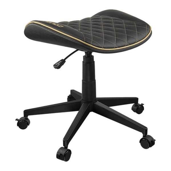 Gamingstol - Cougar Gaming - CROSSER GOLD - Multifunktionell puff/fotpall - Höjdjusterbar från 46 till 56 cm