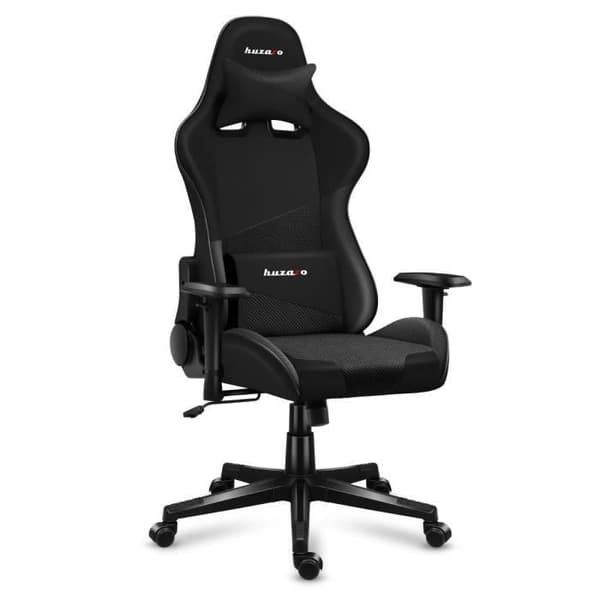 Spelstol - HUZARO - Force 6.2 Carbon - Ergonomisk - Ländryggsstöd - Justerbar höjd