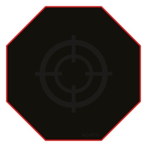 Floor Pad Pro Gaming 100x100 Red/Black