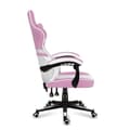 Miniatyrbild 2 av 4: Gaming stol - HUZARO - Force 4.4 - Rosa och vit - Ergonomisk - Vadderade armstöd