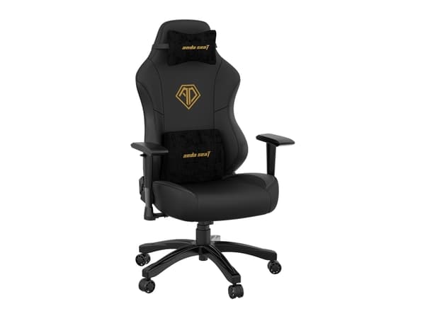 Anda Seat Phantom 3, PC-gamingstol, 90 kg, Polstret sete, Polstret ryggstøtte, 180 cm, Sort