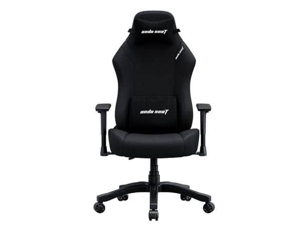 Anda Seat Luna, Gaming-stol, 120 kg, Polstret Sete, Polstret Rygg, 180 cm, Sort