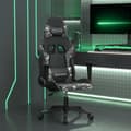 Miniatyrbild 1 av 2: Gamingstol med massage svart och kamouflage konstläder