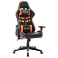 Miniatyrbild 1 av 2: Gamingstol svart och orange konstläder