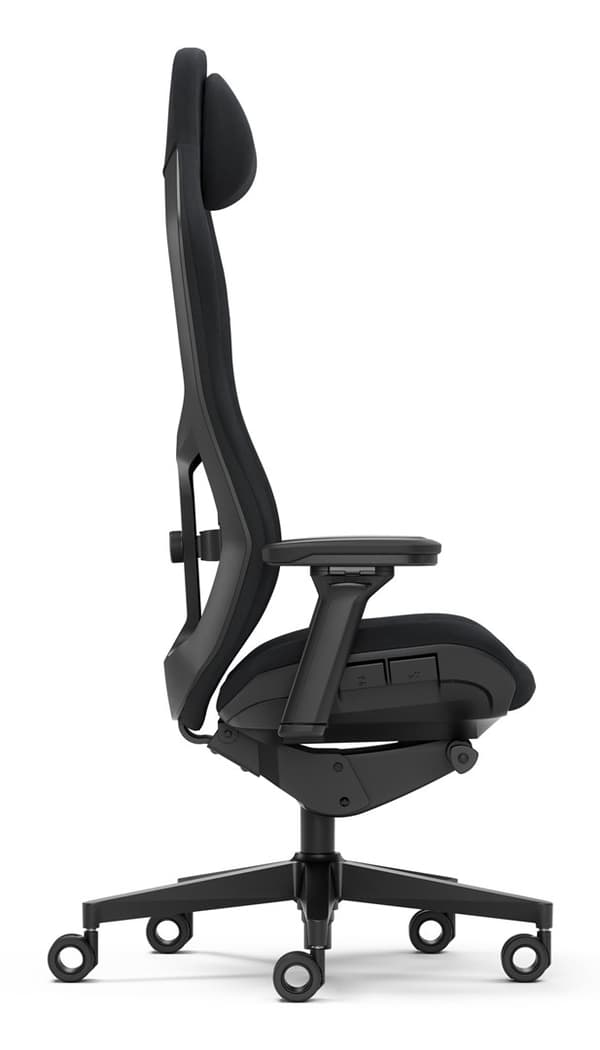 Gamingstol Fractal Design Refine Alcantara Mörk