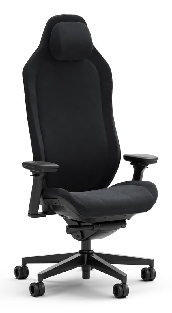 Gamingstol Fractal Design Refine Alcantara Mörk