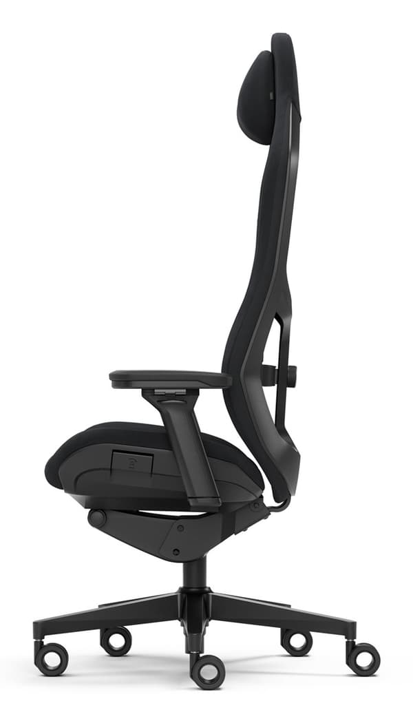 Gamingstol Fractal Design Refine Alcantara Mörk