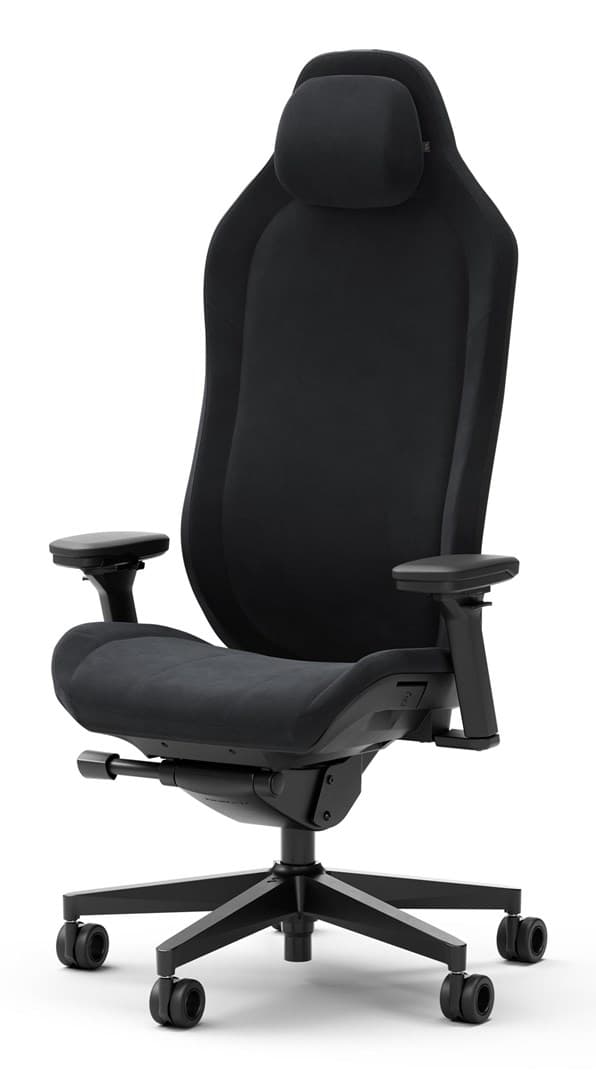 Gamingstol Fractal Design Refine Alcantara Mörk
