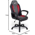 Miniatyrbild 2 av 4: Ergonomisk spelstol SGP Gaming Station Player Grå