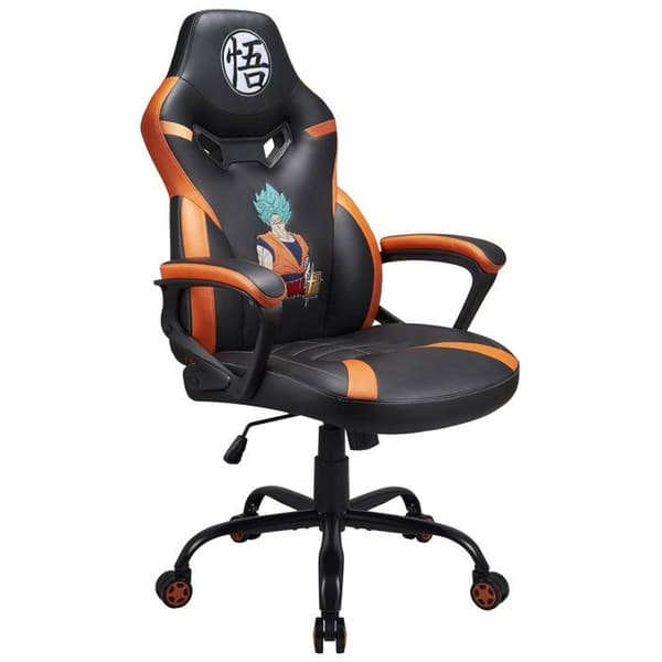 Spelstol - SUBSONIC - Junior Dragon Ball - Vit - Ergonomisk - Justerbar - Vadderade armstöd