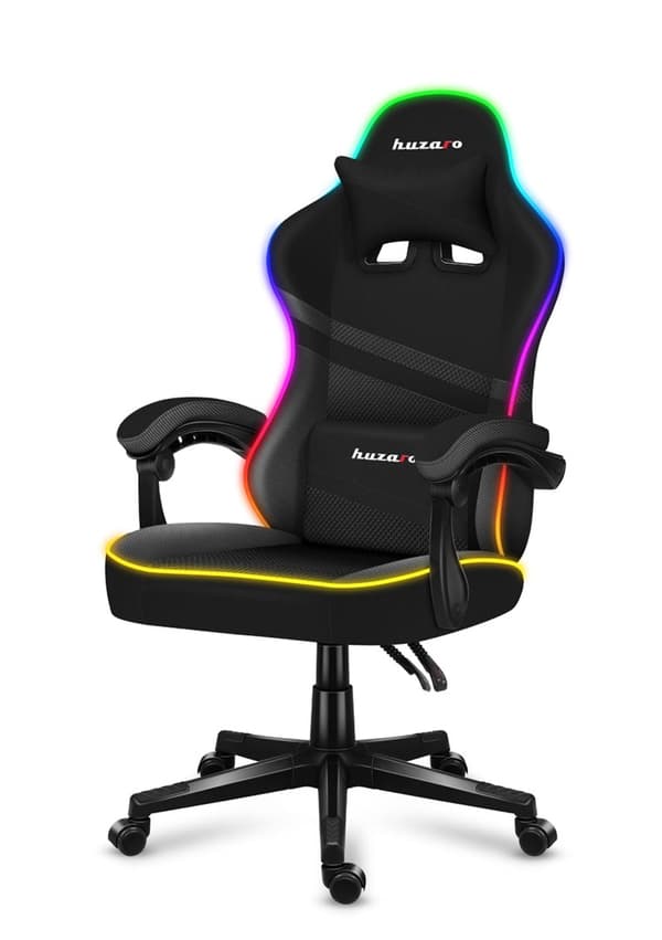 Spelstol - Huzaro Force 4.4 RGB Svart